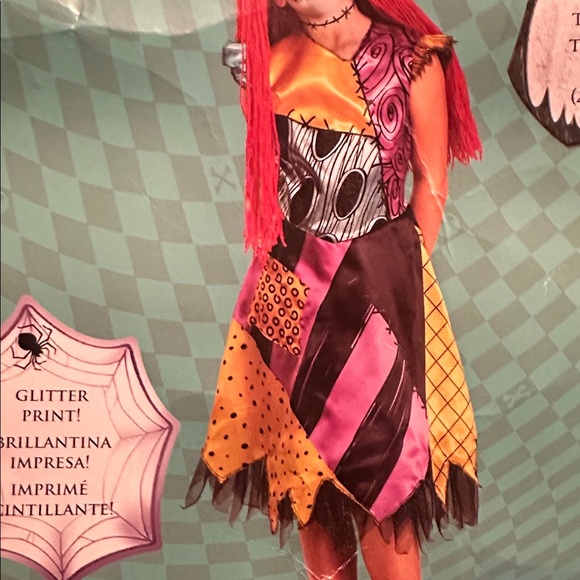 Nightmare Before Christmas Sally Dress Up Costume Size 4-6X - Picture 2 of 16